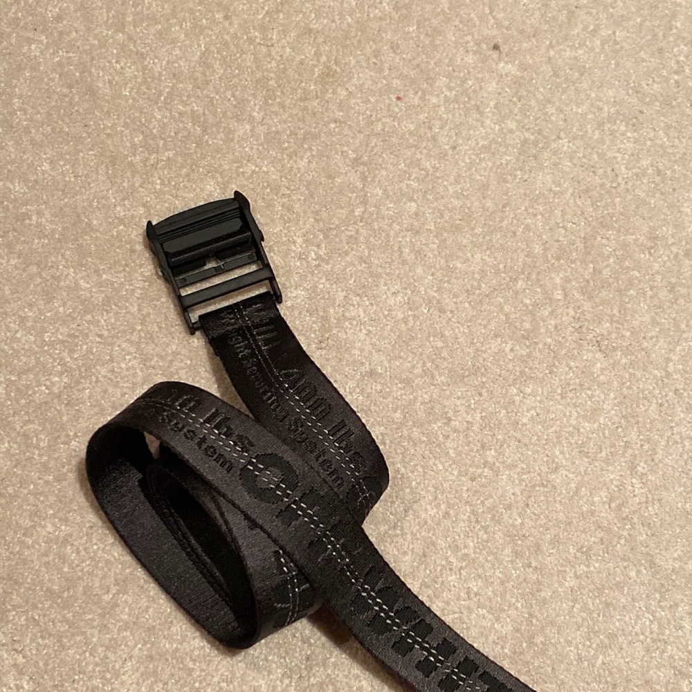 Off-White Classic Industrial Logo Belt